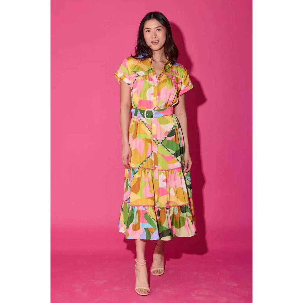 NEW ALDEN ADAIR rachel dress in multi